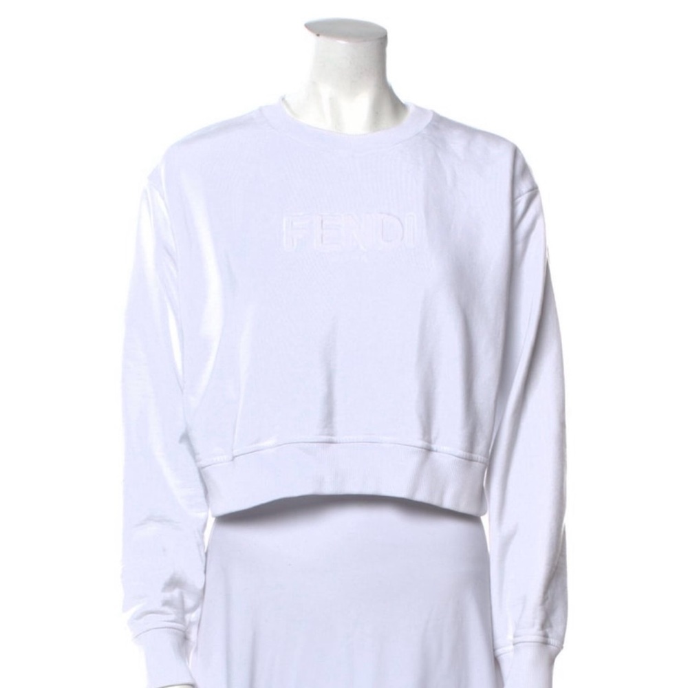 Fendi Classic White Crewneck